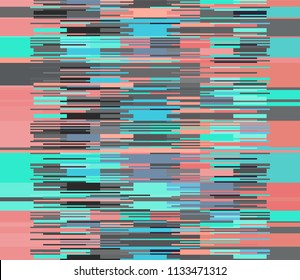 Vector pattern/texture of glitched LED TV screen with damaged video flux. Abstract futuristic pattern.