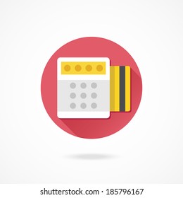Vector Pay by Credit Card Icon