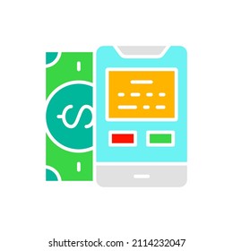 Vector payments methods, POS terminal, banking, credit card white line icon.