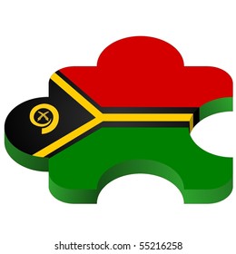 vector pazl with national symbolics