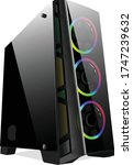 Vector PC CPU cabinet Illustration