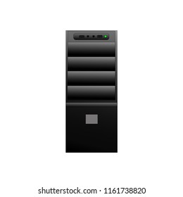 Vector PC illustration on a white background