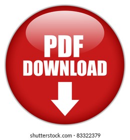 Vector pdf download button, eps10