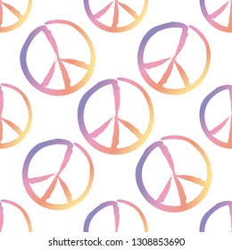 vector peace icon for decoration of various textile products