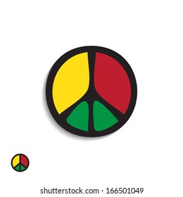 Vector peace sign, vector design