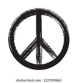 Vector peace symbol