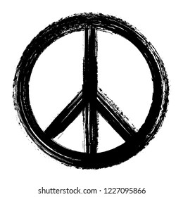 Vector peace symbol