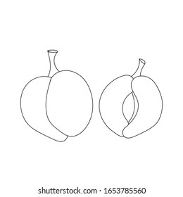 ilustración de la línea de péraje vectorial