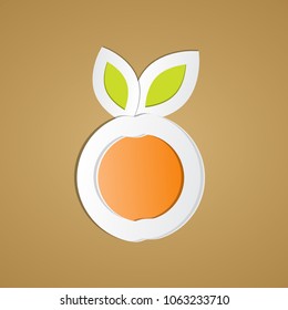 Vector peach for the price tag.