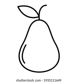 Pear Outline High Res Stock Images Shutterstock