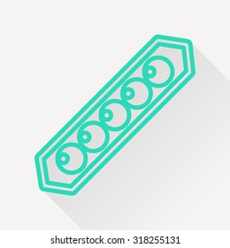 Vector peas icon.  