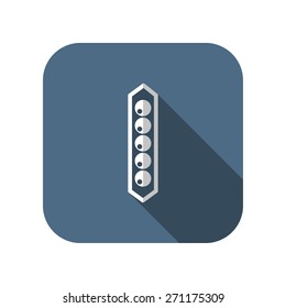 Vector peas icon. Food icon. Eps10