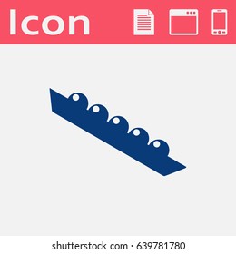 Vector peas icon. Food icon. Eps10