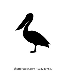 vector pelican silhouette 