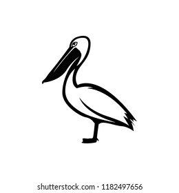 Vector Pelican Silhouette 