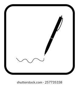 Vector pen icon 