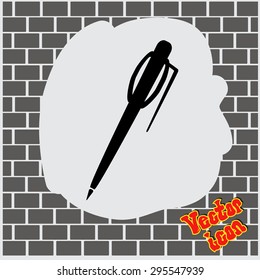 Vector pen icon