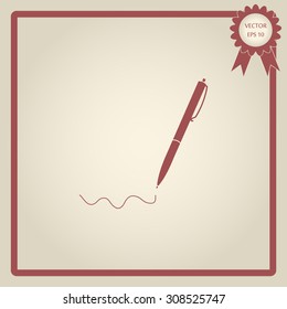  Vector pen icon