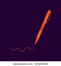 Vector pen icon 