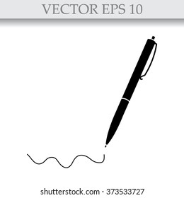 Vector pen icon 