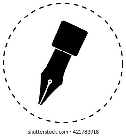 Vector pen icon 