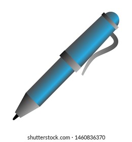 Vector Pen icon.  illustration isolated on white background.