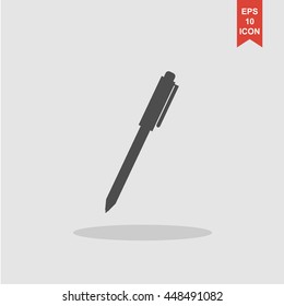 Vector pen icon. Modern design flat style icon.