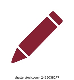 Vector pen icon on white background.
