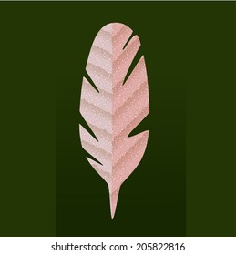 vector pen on a green background