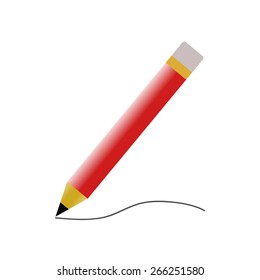 vector of pencil