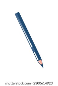 Vector pencil design symbol on white background icon isolated
