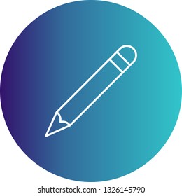 Vector Pencil Icon
