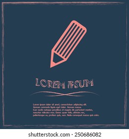 Vector pencil icon