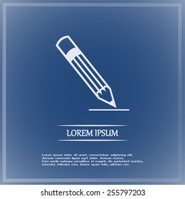 Vector pencil icon