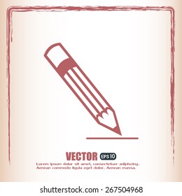 Vector pencil icon