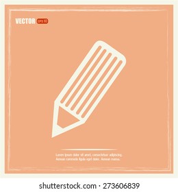 Vector pencil icon