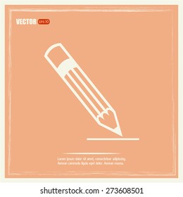 Vector pencil icon