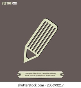 Vector pencil icon