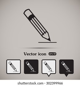 Vector pencil icon