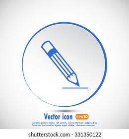 Vector pencil icon