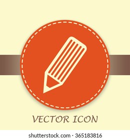 Vector pencil icon