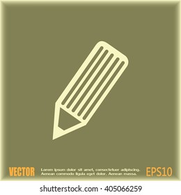 Vector pencil icon