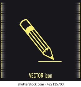 Vector pencil icon