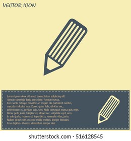 Vector pencil icon