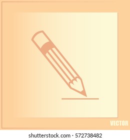 Vector pencil icon