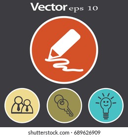 Vector Pencil Icon