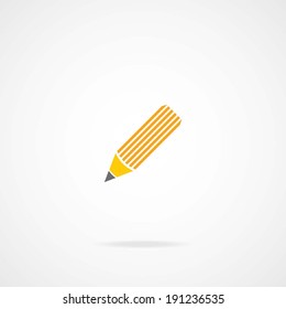 Vector Pencil Icon. EPS-10.