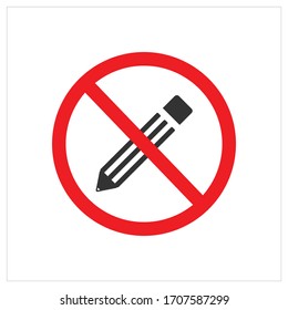 vector pencil icon, from eps10 for website, for app.