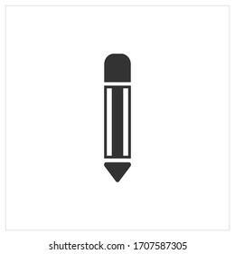 vector pencil icon, from eps10 for website, for app.