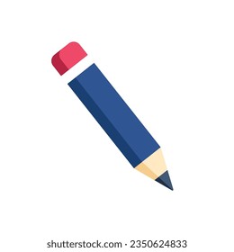 Vector pencil icon flat vector illustration